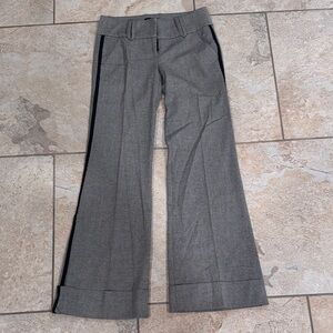 Bebe Black and Gray Textured Pants Size 4